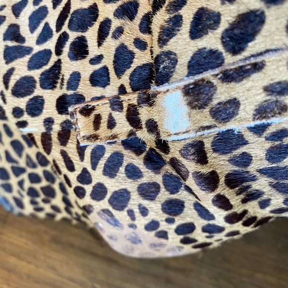👢Vince Camuto Leopard Print Calf Skin Fur Booties 🐈🐅 - Picture 4 of 5